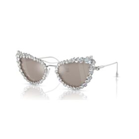 2-in-1-Aufsteck-Sonnenbrille, auffälliges Design, Cat-Eye-Form, Sk7011, Weiß
