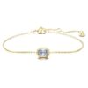 Achtkant-Armband mit im Labor gezüchteten Diamanten, 0,5 Karat insgesamt, achtkantige Form, 14-karätiges Gelbgold