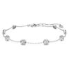 Achtkant-Armband mit im Labor gezüchteten Diamanten, 0,8 Karat insgesamt, runde Form, Sterlingsilber Achtkant-Armband mit im Labor gezüchteten Diamanten, 0,8 Karat insgesamt, runde Form, Sterlingsilber