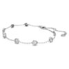 Achtkant-Armband mit im Labor gezüchteten Diamanten, 0,8 Karat insgesamt, runde Form, Sterlingsilber Achtkant-Armband mit im Labor gezüchteten Diamanten, 0,8 Karat insgesamt, runde Form, Sterlingsilber