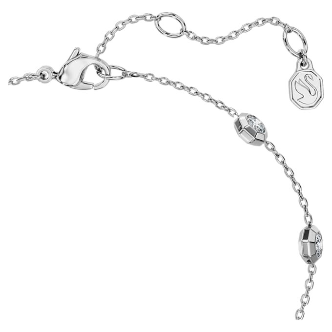 Achtkant-Armband mit im Labor gezüchteten Diamanten, 0,8 Karat insgesamt, runde Form, Sterlingsilber Achtkant-Armband mit im Labor gezüchteten Diamanten, 0,8 Karat insgesamt, runde Form, Sterlingsilber