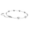 Achtkant-Armband mit im Labor gezüchteten Diamanten, 0,8 Karat insgesamt, runde Form, Sterlingsilber Achtkant-Armband mit im Labor gezüchteten Diamanten, 0,8 Karat insgesamt, runde Form, Sterlingsilber