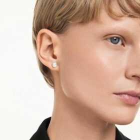 Achtkant-Ohrringe mit im Labor gezüchteten Diamanten, 1,0 Karat insgesamt, achteckige Form, 14-karätiges Weißgold
