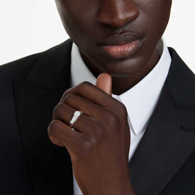 Achtkant-Ring mit im Labor gezüchteten Diamanten, 1,0 Karat insgesamt, achteckige Form, 14 Karat Weißgold Achtkant-Ring mit im Labor gezüchteten Diamanten, 1,0 Karat insgesamt, achteckige Form, 14 Karat Weißgold