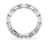 Achtkant-Ring mit im Labor gezüchteten Diamanten, 2,4 Karat insgesamt, achteckige Form, 14 Karat Weißgold Achtkant-Ring mit im Labor gezüchteten Diamanten, 2,4 Karat insgesamt, achteckige Form, 14 Karat Weißgold