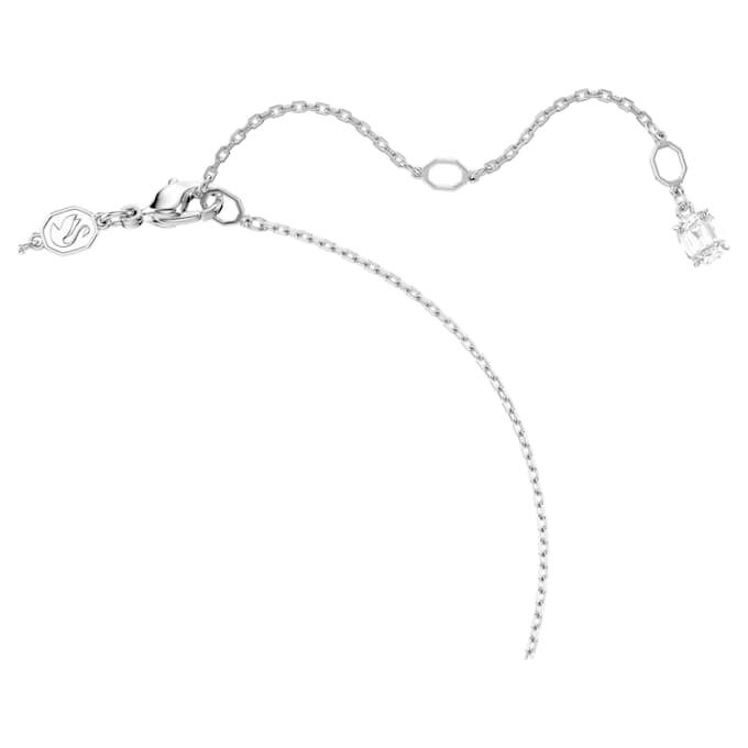 Ariana Grande X Swarovski Anhänger mit gemischten Schliffen, Herz, Weiß, rhodiniert Ariana Grande X Swarovski Anhänger mit gemischten Schliffen, Herz, Weiß, rhodiniert