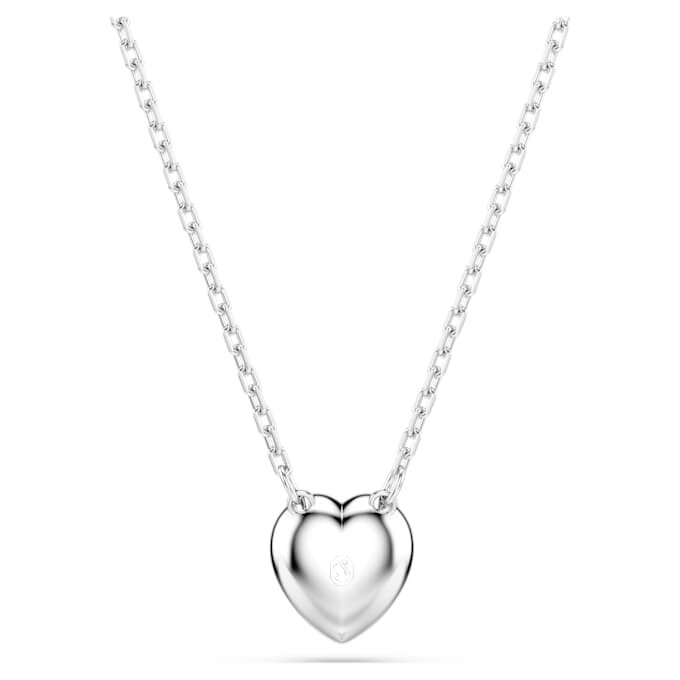 Ariana Grande X Swarovski Anhänger mit gemischten Schliffen, Herz, Weiß, rhodiniert Ariana Grande X Swarovski Anhänger mit gemischten Schliffen, Herz, Weiß, rhodiniert
