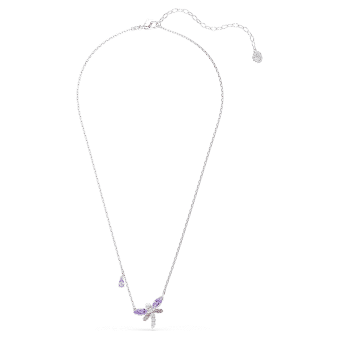Ariana Grande X Swarovski Anhänger mit gemischten Schliffen, Libelle, mehrfarbig, rhodiniert Ariana Grande X Swarovski Anhänger mit gemischten Schliffen, Libelle, mehrfarbig, rhodiniert