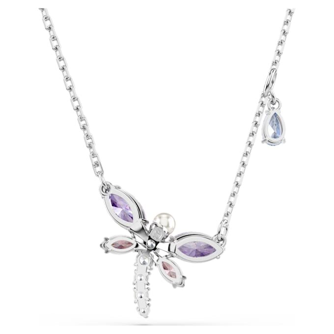 Ariana Grande X Swarovski Anhänger mit gemischten Schliffen, Libelle, mehrfarbig, rhodiniert Ariana Grande X Swarovski Anhänger mit gemischten Schliffen, Libelle, mehrfarbig, rhodiniert