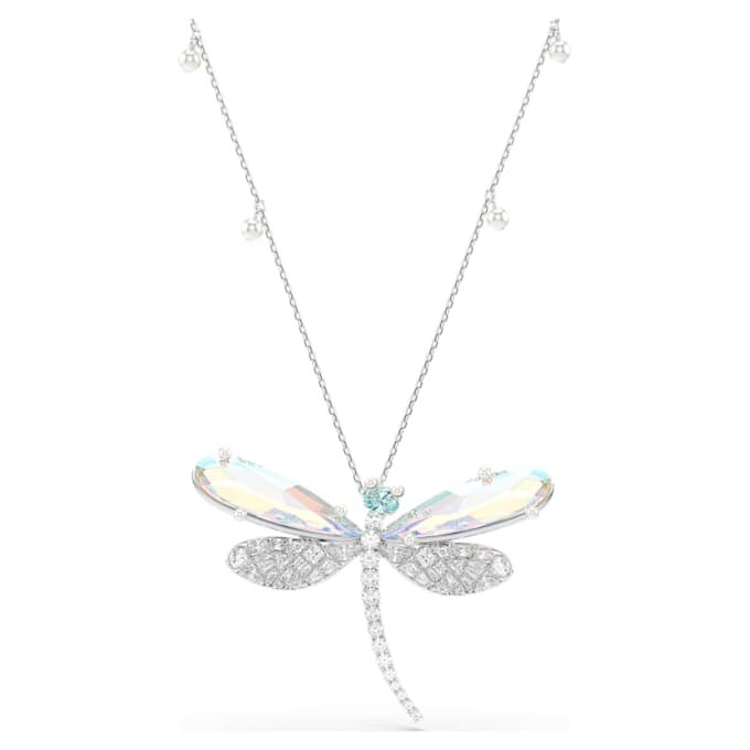 Ariana Grande X Swarovski Anhänger und Brosche Kristallperle, gemischte Schliffe, Libelle, Weiß, rhodiniert Ariana Grande X Swarovski Anhänger und Brosche Kristallperle, gemischte Schliffe, Libelle, Weiß, rhodiniert