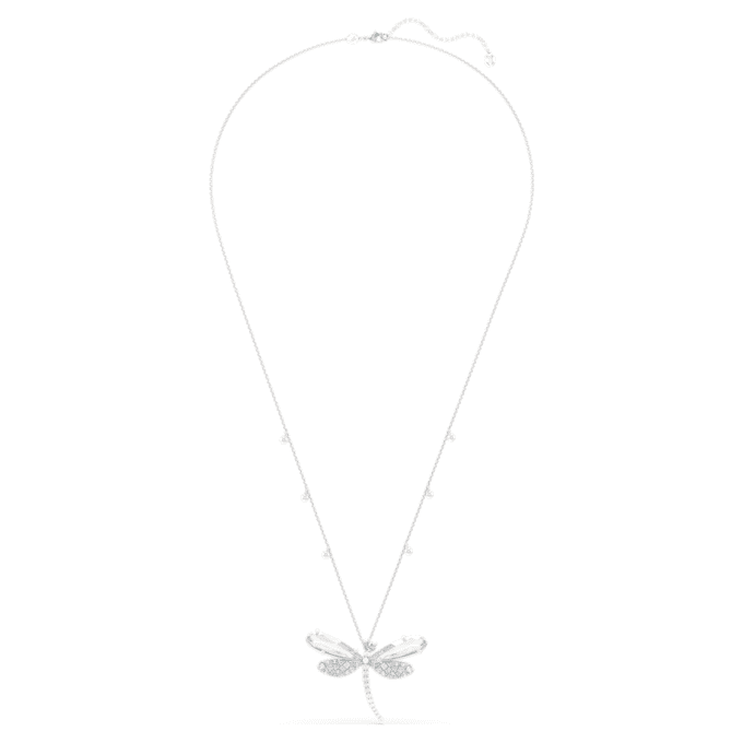 Ariana Grande X Swarovski Anhänger und Brosche Kristallperle, gemischte Schliffe, Libelle, Weiß, rhodiniert Ariana Grande X Swarovski Anhänger und Brosche Kristallperle, gemischte Schliffe, Libelle, Weiß, rhodiniert