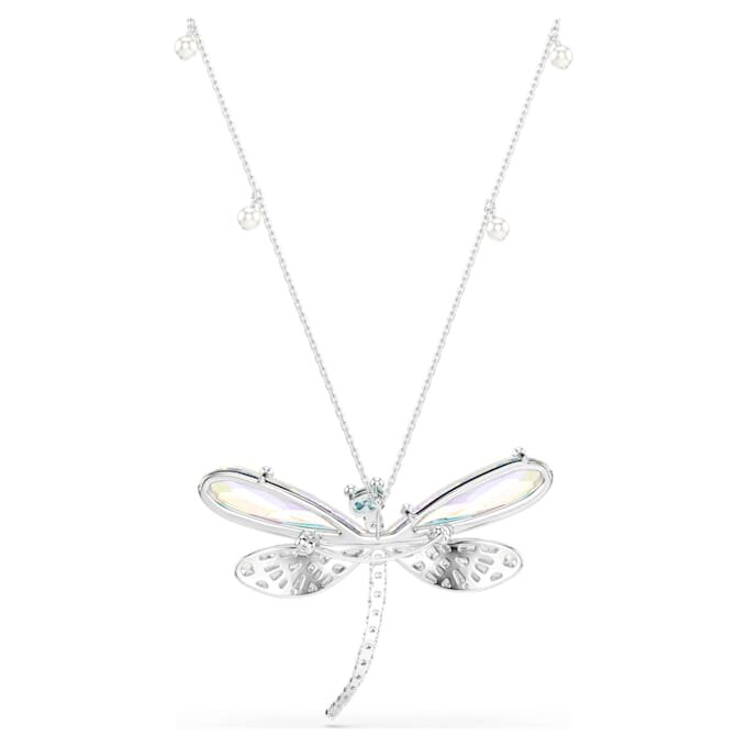 Ariana Grande X Swarovski Anhänger und Brosche Kristallperle, gemischte Schliffe, Libelle, Weiß, rhodiniert Ariana Grande X Swarovski Anhänger und Brosche Kristallperle, gemischte Schliffe, Libelle, Weiß, rhodiniert