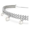 Ariana Grande X Swarovski Armband „Crystal Pearl“, Rundschliff, Weiß, rhodiniert Ariana Grande X Swarovski Armband „Crystal Pearl“, Rundschliff, Weiß, rhodiniert