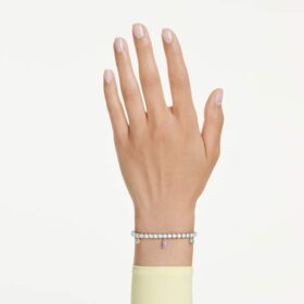 Ariana Grande X Swarovski Armband mit gemischten Schliffen, mehrfarbig, rhodiniert Ariana Grande X Swarovski Armband mit gemischten Schliffen, mehrfarbig, rhodiniert