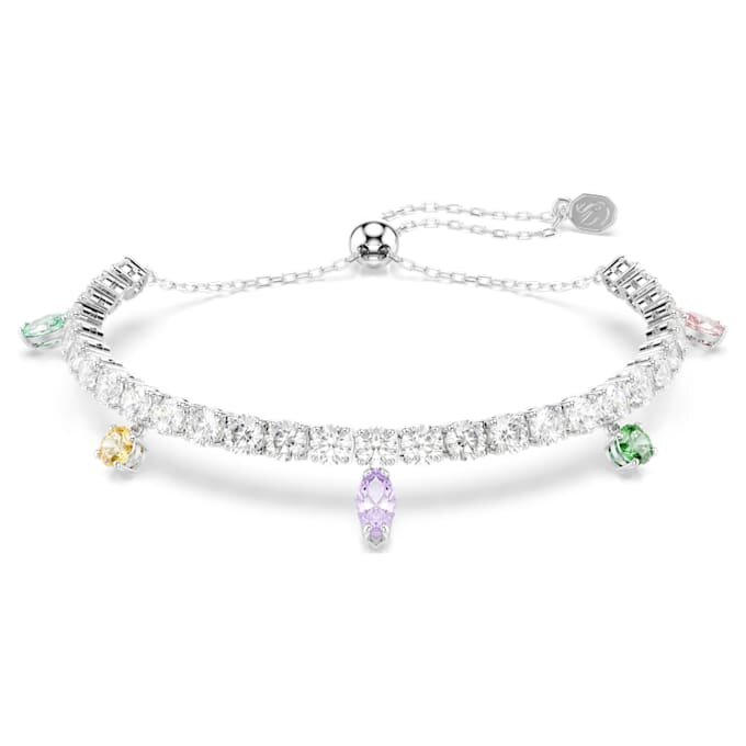 Ariana Grande X Swarovski Armband mit gemischten Schliffen, mehrfarbig, rhodiniert Ariana Grande X Swarovski Armband mit gemischten Schliffen, mehrfarbig, rhodiniert