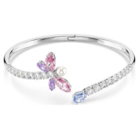 Ariana Grande X Swarovski Armreif mit gemischten Schliffen, Libelle, mehrfarbig, rhodiniert
