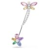 Ariana Grande x Swarovski Brosche mit gemischten Schliffformen, Libelle, mehrfarbig, rhodiniert