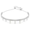 Ariana Grande X Swarovski Choker Kristallperle, Rundschliff, Weiß, rhodiniert Ariana Grande X Swarovski Choker Kristallperle, Rundschliff, Weiß, rhodiniert