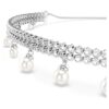 Ariana Grande X Swarovski Choker Kristallperle, Rundschliff, Weiß, rhodiniert Ariana Grande X Swarovski Choker Kristallperle, Rundschliff, Weiß, rhodiniert