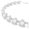 Ariana Grande X Swarovski Choker Kristallperle, Rundschliff, Weiß, rhodiniert Ariana Grande X Swarovski Choker Kristallperle, Rundschliff, Weiß, rhodiniert