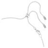 Ariana Grande X Swarovski Choker Kristallperle, Rundschliff, Weiß, rhodiniert Ariana Grande X Swarovski Choker Kristallperle, Rundschliff, Weiß, rhodiniert