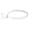 Ariana Grande X Swarovski Choker mit gemischten Schliffformen, Kristallperlen, Herz, Weiß, rhodiniert