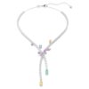 Ariana Grande X Swarovski Halskette mit gemischten Schliffformen, Libelle, mehrfarbig, rhodiniert Ariana Grande X Swarovski Halskette mit gemischten Schliffformen, Libelle, mehrfarbig, rhodiniert