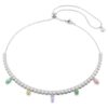 Ariana Grande X Swarovski Halskette mit gemischten Schliffformen, mehrfarbig, rhodiniert Ariana Grande X Swarovski Halskette mit gemischten Schliffformen, mehrfarbig, rhodiniert