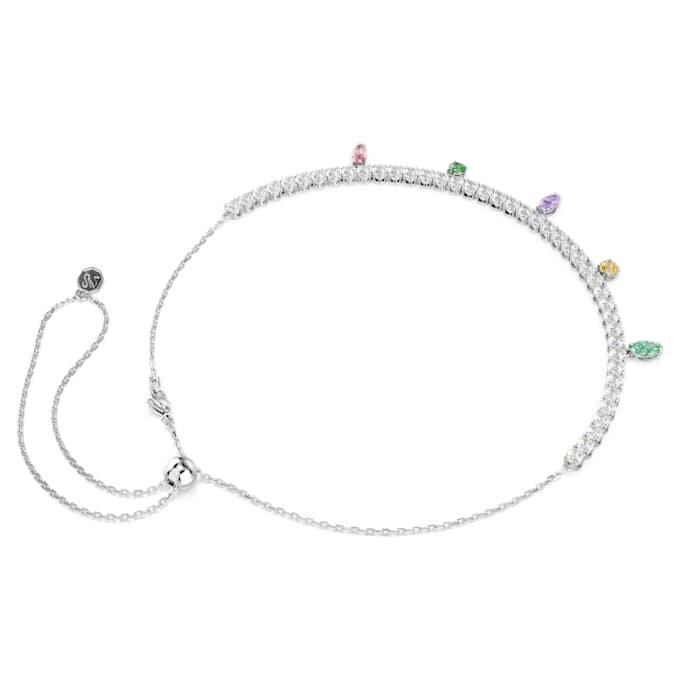 Ariana Grande X Swarovski Halskette mit gemischten Schliffformen, mehrfarbig, rhodiniert Ariana Grande X Swarovski Halskette mit gemischten Schliffformen, mehrfarbig, rhodiniert