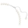 Ariana Grande X Swarovski Halskette mit Kristallperle, Herzschliff, Herz, Weiß, rhodiniert Ariana Grande X Swarovski Halskette mit Kristallperle, Herzschliff, Herz, Weiß, rhodiniert