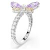 Ariana Grande X Swarovski Motivring mit gemischten Schliffen, Libelle, mehrfarbig, rhodiniert