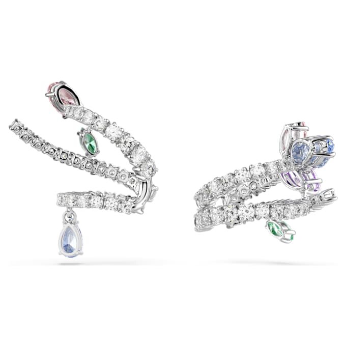 Ariana Grande x Swarovski Ohrklemmen mit gemischten Schliffen, mehrfarbig, rhodiniert Ariana Grande x Swarovski Ohrklemmen mit gemischten Schliffen, mehrfarbig, rhodiniert