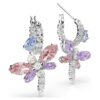 Ariana Grande X Swarovski Ohrringe mit gemischten Schliffen, Libelle, mehrfarbig, rhodiniert