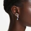 Ariana Grande X Swarovski Ohrringe mit Ohrhülsen, gemischte Schliffe, Libelle, Blume, mehrfarbig, rhodiniert