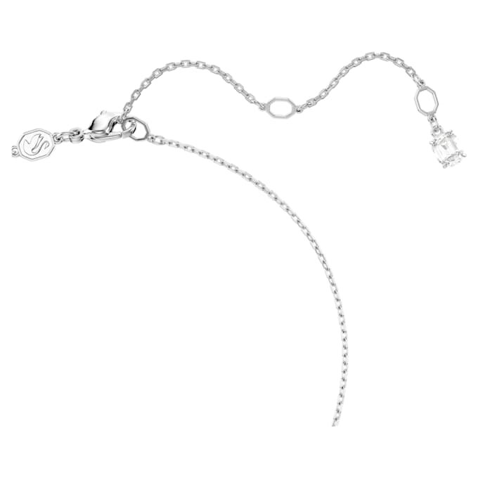 Ariana Grande x Swarovski Set mit gemischten Schliffen, Herz, Weiß, rhodiniert Ariana Grande x Swarovski Set mit gemischten Schliffen, Herz, Weiß, rhodiniert