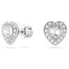 Ariana Grande x Swarovski Set mit gemischten Schliffen, Herz, Weiß, rhodiniert Ariana Grande x Swarovski Set mit gemischten Schliffen, Herz, Weiß, rhodiniert