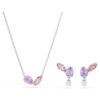 Ariana Grande X Swarovski Set mit gemischten Schliffen, mehrfarbig, rhodiniert Ariana Grande X Swarovski Set mit gemischten Schliffen, mehrfarbig, rhodiniert