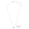 Ariana Grande X Swarovski Set mit gemischten Schliffen, mehrfarbig, rhodiniert Ariana Grande X Swarovski Set mit gemischten Schliffen, mehrfarbig, rhodiniert