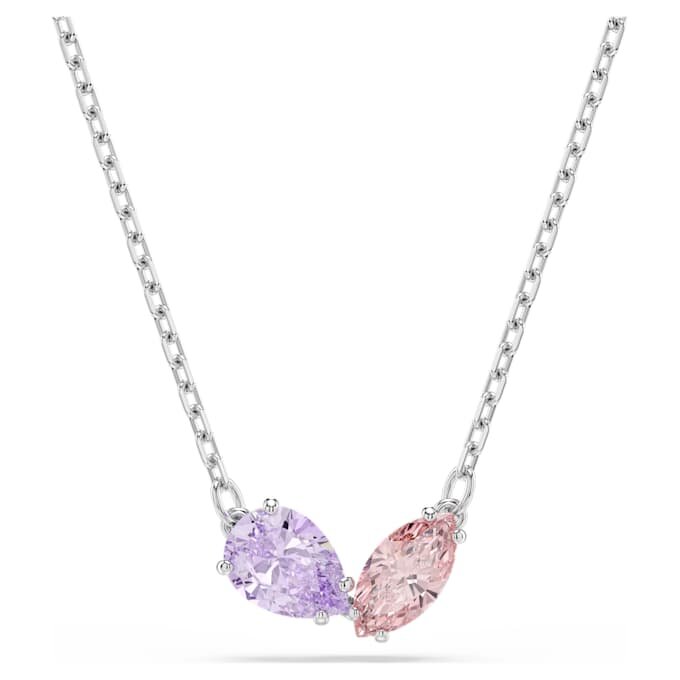 Ariana Grande X Swarovski Set mit gemischten Schliffen, mehrfarbig, rhodiniert Ariana Grande X Swarovski Set mit gemischten Schliffen, mehrfarbig, rhodiniert