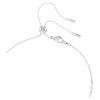 Ariana Grande X Swarovski Y Halskette mit gemischten Schliffen, Kristallperle, Herz, Weiß, rhodiniert Ariana Grande X Swarovski Y Halskette mit gemischten Schliffen, Kristallperle, Herz, Weiß, rhodiniert