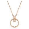 Constella-Anhänger Pavé, Rundschliff, Weiß, roségoldfarben plattiert Constella-Anhänger Pavé, Rundschliff, Weiß, roségoldfarben plattiert
