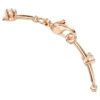 Constella-Armband „Crystal Pearl“, runde Schliffe, weiß, roségoldfarben plattiert