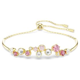 Constella-Armband mit gemischten Schliffen, mehrfarbig, goldfarben plattiert