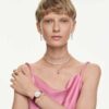 Constella-Armband mit gemischten Schliffen, mehrfarbig, goldfarben plattiert
