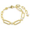 Constella-Armband, weiß, goldfarben plattiert Constella-Armband, weiß, goldfarben plattiert