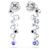 Constella-Ohrringe mit gemischten Schliffen, blau, rhodiniert Constella-Ohrringe mit gemischten Schliffen, blau, rhodiniert