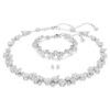 Constella-Set mit gemischten Schliffen, weiß, rhodiniert Constella-Set mit gemischten Schliffen, weiß, rhodiniert