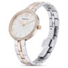 Cosmopolitan-Uhr, Swiss Made, Metallarmband, silberfarben, gemischte Metalloptik
