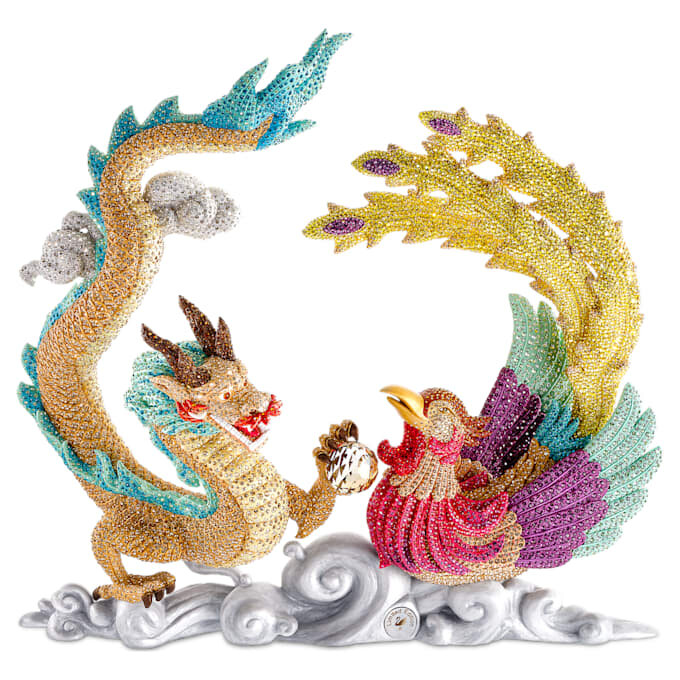 Crystal Myriad Drache und Phönix Crystal Myriad Drache und Phönix