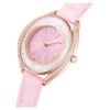 Crystalline Aura Uhr, Swiss Made, Lederarmband, Rosa, roségoldfarbenes Finish Crystalline Aura Uhr, Swiss Made, Lederarmband, Rosa, roségoldfarbenes Finish